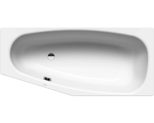 Raumsparbadewanne Kaldewei Miniform links 157x75 cm weiß Raumsparbadewanne Kaldewei Miniform links 157x75 cm weiß