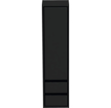 Hochschrank Sanox Loft 160x40x35 cm links schwarz matt