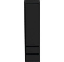 Hochschrank Sanox Loft 160x40x35 cm rechts schwarz matt