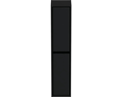 Hochschrank Sanox Loft 170x40x35 cm links schwarz matt