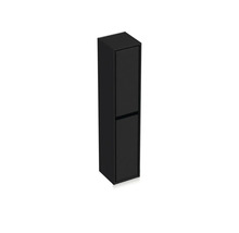 Hochschrank Sanox Loft 170x40x35 cm links schwarz matt