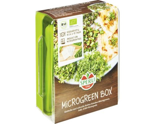 Grünsprossen-Anzuchtset Micro Green-Garden Sperli inkl. 4 Samen-Pads