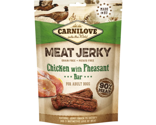 Hundesnack Carnilove Meat Jerky Chicken&Phea. 100g-0