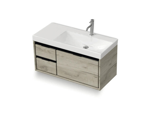 Waschbeckenunterschrank mit zwei Schubladen und Waschtisch