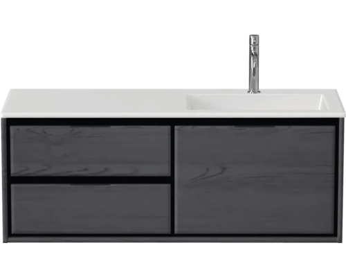 Waschtisch mit zwei Schubladen, Waschbecken und Armatur