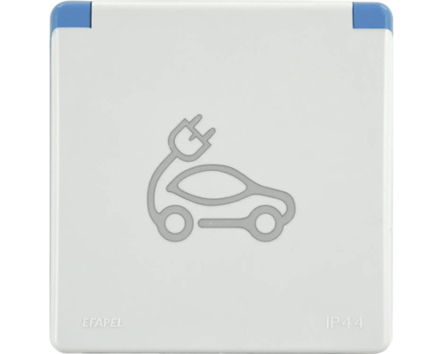 EFApel Ladestation Abdeckung mit Elektroauto Symbol und IP 44