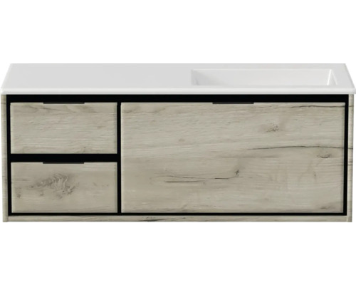 Waschtischunterschrank mit Schubladen und Waschtisch