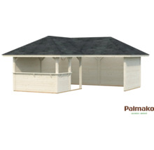 Pavillon Palmako Bianca 24,9 m² Set 2 588 x 588 cm natur-thumb-0 Pavillon Palmako Bianca 24,9 m² Set 2 588 x 588 cm natur-thumb-0