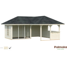 Gartenhaus Palmako Bianca 24,9 m² Set 3 inkl. seitl. Anbau 588 x 588 cm tauchgrundiert-thumb-0 Gartenhaus Palmako Bianca 24,9 m² Set 3 inkl. seitl. Anbau 588 x 588 cm tauchgrundiert-thumb-0