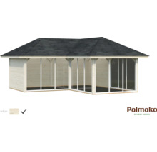 Gartenhaus Palmako Bianca 24,9 m² Set 4 588 x 588 cm tauchgrundiert-thumb-0 Gartenhaus Palmako Bianca 24,9 m² Set 4 588 x 588 cm tauchgrundiert-thumb-0