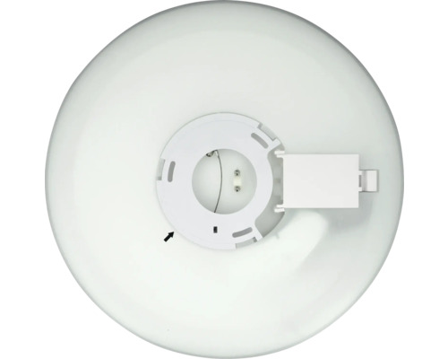 Rückansicht einer weißen WLAN-Antenne