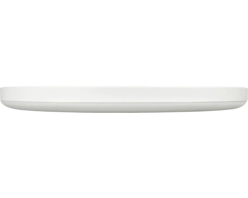 Weiße Pflanzgefäßunterschale aus Kunststoff