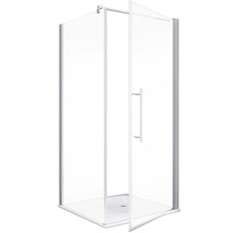 Drehtür mit Seitenwand Schulte ExpressPlus Alexa Style 2.0 EP32150450150026192 800x800x1920 mm Echtglas Klar hell aluminium inkl. Duschwanne-thumb-3 Drehtür mit Seitenwand Schulte ExpressPlus Alexa Style 2.0 EP32150450150026192 800x800x1920 mm Echtglas Klar hell aluminium inkl. Duschwanne-thumb-3