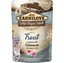 Katzenfutter nass Carnilove Cat Pouch Trout 85g-thumb-0 Katzenfutter nass Carnilove Cat Pouch Trout 85g-thumb-0