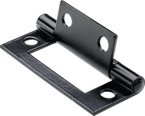 Lamellentürscharnier 50x23mm Stahl schwarz 25 Stück Scharnier aus Metall