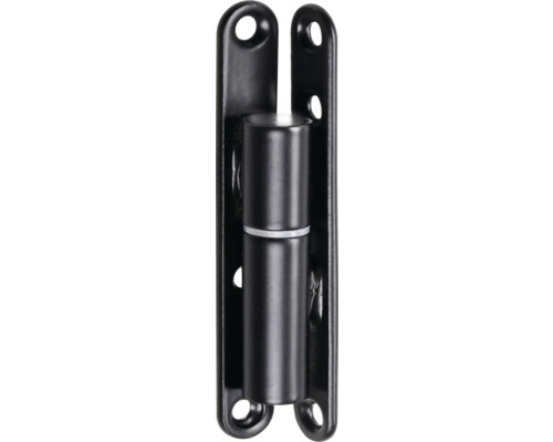 Renovierband 63 x Ø 8 mm Stahl schwarz matt 10 Stück Scharnier aus Metall mit Befestigungslöchern