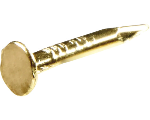 Nägel für Schatulle 1,08x8 mm Stahl vermessingt 200 Stück Goldfarbener Stahlnagel mit Kopf
