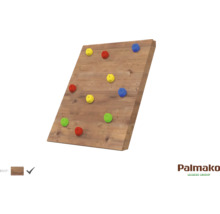 Kletterwand Palmako 102 x 11 cm Holz braun bestehend aus Klettersteine, Holzrampe-thumb-0 Kletterwand Palmako 102 x 11 cm Holz braun bestehend aus Klettersteine, Holzrampe-thumb-0
