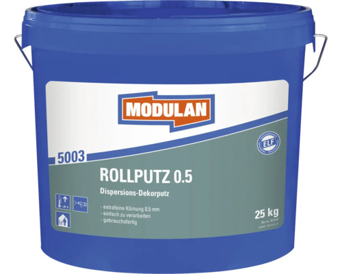 Modulan Rollputz 0.5 Dispersions-Dekorputz im Eimer, 25 Kilogramm