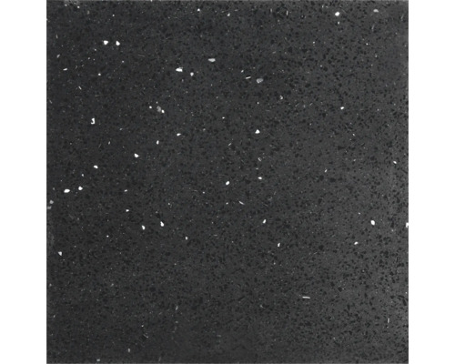 Naturstein Fliese Quarz 60x60 cm schwarz poliert