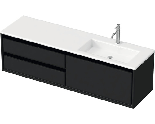 Waschtischunterschrank mit zwei Schubladen und Waschbecken