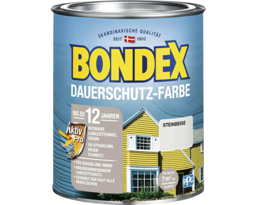 Dauerschutzfarbe Bondex stein-beige 0,75 l