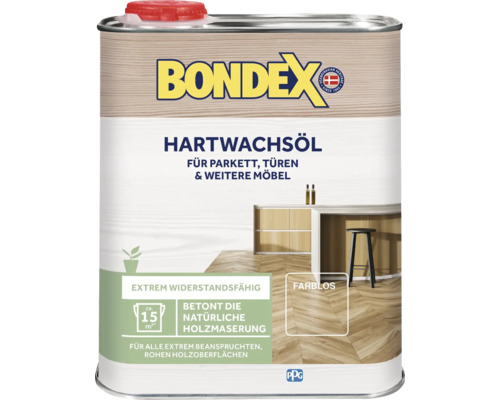 BONDEX Hartwachs Öl natur 0,75 l
