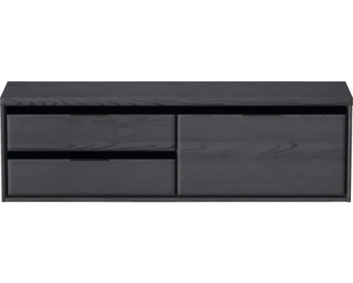 Hängender Waschtischunterschrank mit zwei Schubladen und einer Tür