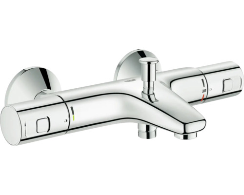 Thermostat-Badewannenarmatur Grohe Quickfix Precision Start 34598000 chrom glänzend Aufputz-Thermostat-Wannenbatterie