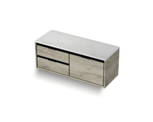 Waschtischunterschrank mit Schubladen und Ablagefläche