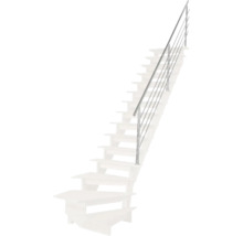 Treppe mit Edelstahlgeländer