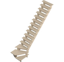 Holztreppe mit Wendeltreppe für den Innenbereich
