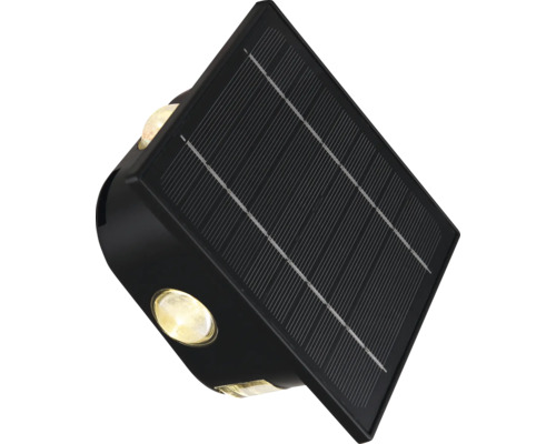 LED Solarleuchte Globo 0,8 W 1-flammig IP 54 schwarz ( 36494 )