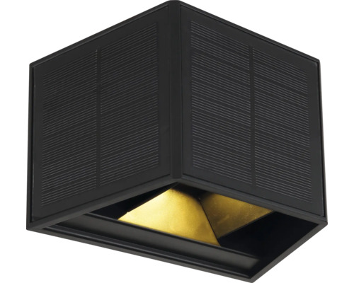 LED Solarleuchte Globo 0,8 W 1-flammig IP 54 schwarz ( 36495 )