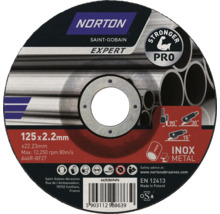 Norton Saint-Gobain Expert Trennscheibe 125 x 2,2 Millimeter für Metall