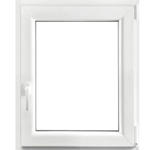 ARON Econ Kunststofffenster 1-flg. weiß 500x600 mm Links-thumb-0