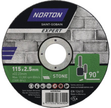 Norton Saint Gobain Expert Trennscheibe, 115 x 2,5 mm, Steintrennscheibe