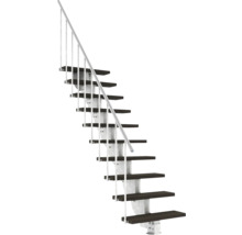 Außentreppe Pertura Petros mit Geländer 10 Stufen Trimax 80 cm dunkelbraun-thumb-1 Außentreppe Pertura Petros mit Geländer 10 Stufen Trimax 80 cm dunkelbraun-thumb-1
