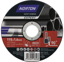 Norton Trennscheibe 115 x 1,6 Millimeter für Edelstahl und Metall