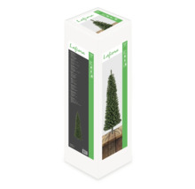 Verpackung eines künstlichen Weihnachtsbaums der Marke Lafiora
