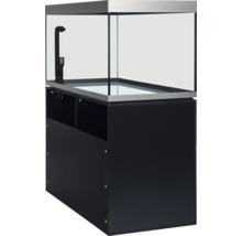 Aquarium mit schwarzem Unterschrank