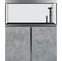 Aquarium mit Unterschrank im Betondesign