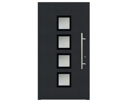 Haustür Aluminium/PVC Smart A08 2.0 RC2 anthrazit 1100 x 2100 mm Rechts inkl. Beschlagset,Stangengriff,Profilzylinder inkl. 3 Schlüssel Haustür Aluminium/PVC Smart A08 2.0 RC2 anthrazit 1100 x 2100 mm Rechts inkl. Beschlagset,Stangengriff,Profilzylinder inkl. 3 Schlüssel