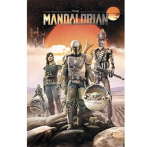 Decopanel The Mandalorian group 60x90 cm-thumb-0 Decopanel The Mandalorian group 60x90 cm-thumb-0