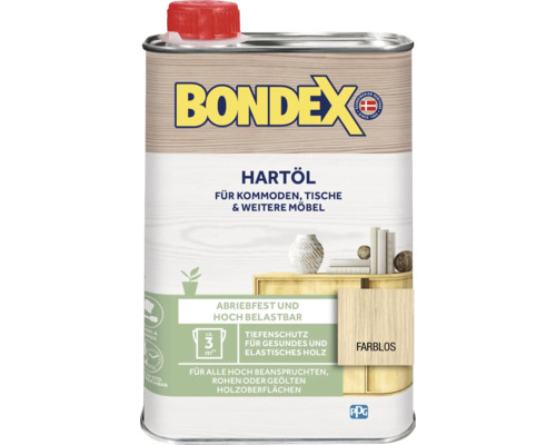 BONDEX Holzöl Hartöl farblos 0,25 l