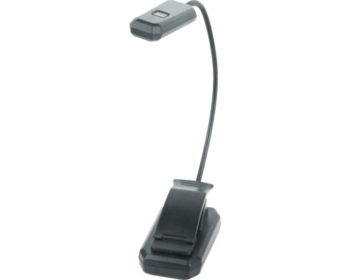 Klemmleuchte mit flexiblem Hals