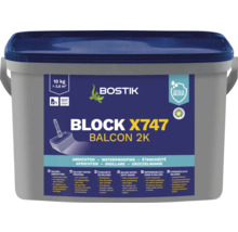 Bostik Block X747 Balcon 2K Abdichtungsmittel, 10 kg Eimer, zum Abdichten von Balkonen und Terrassen