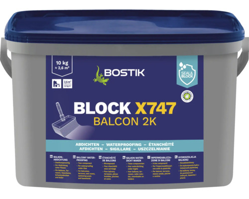 Bostik BLOCK X747 BALKON 2K Balkonabdichtung 10 kg