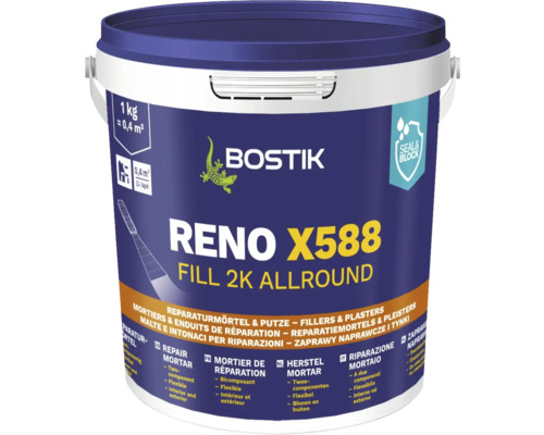 Bostik RENO X588 FILL 2K Reparaturmörtel 1 kg Bostik RENO X588 FILL 2K Reparaturmörtel 1 kg