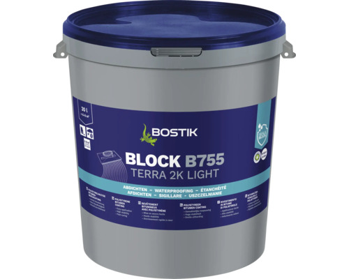 Bostik BLOCK B755 TERRA 2K Light Bitumendickbeschichtung 30 l